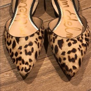 Sam Edelman d’Orsay Leopard Flat